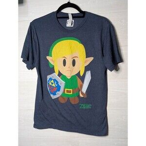 Zelda Link's Awakening T-Shirt Youth L Nintendo Licensed Link Sword Shield RARE